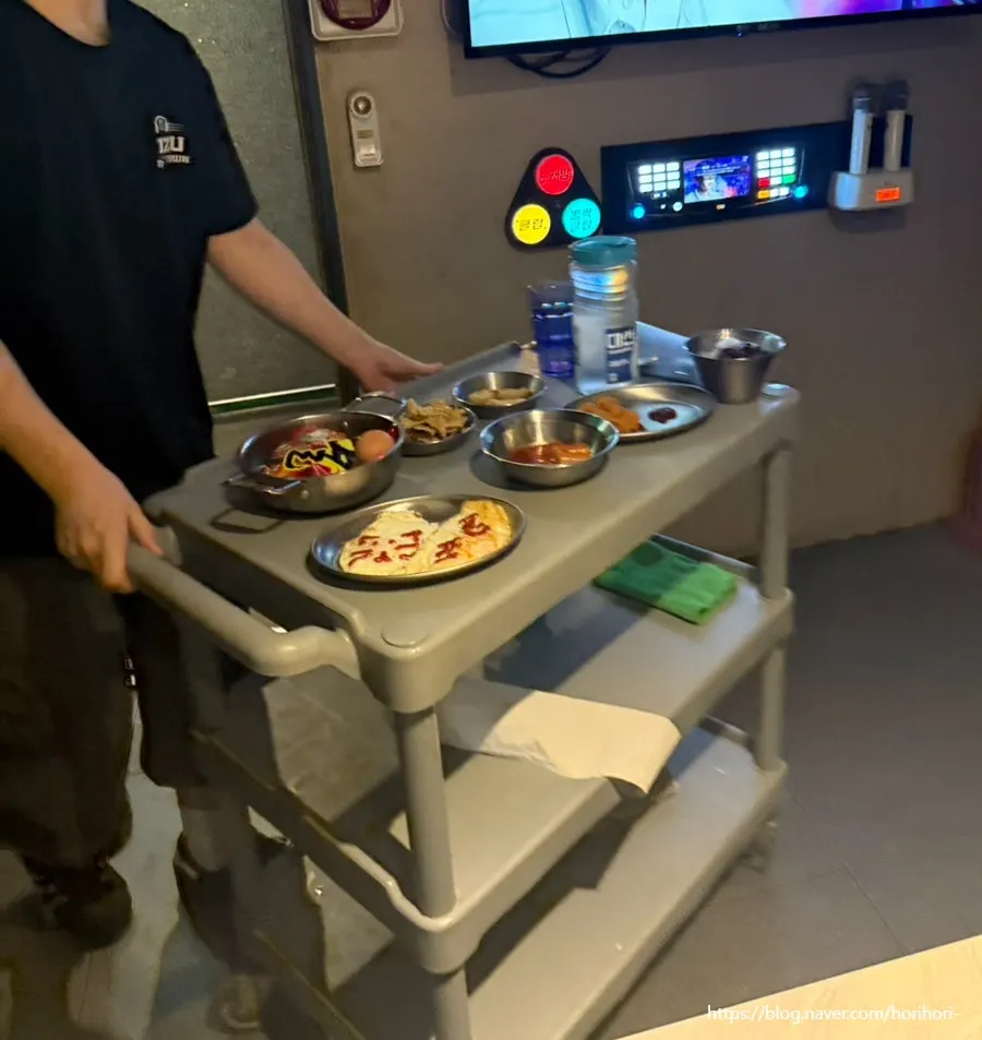Tablet ordering device placed in each room