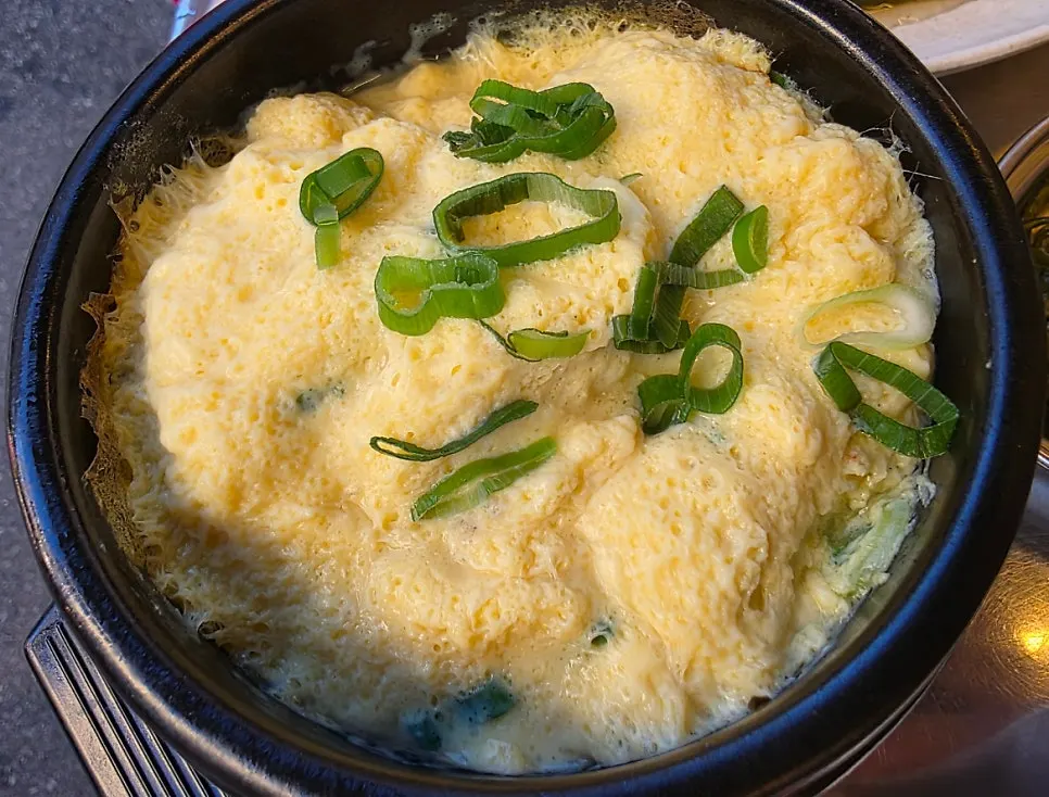 Free steamed egg served as a starter