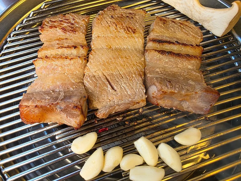 Mushrooms to grill alongside the pork ribs