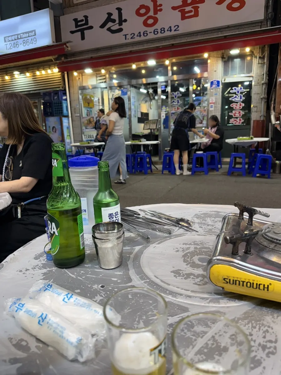 Outdoor street stall atmosphere at the tail end of summer