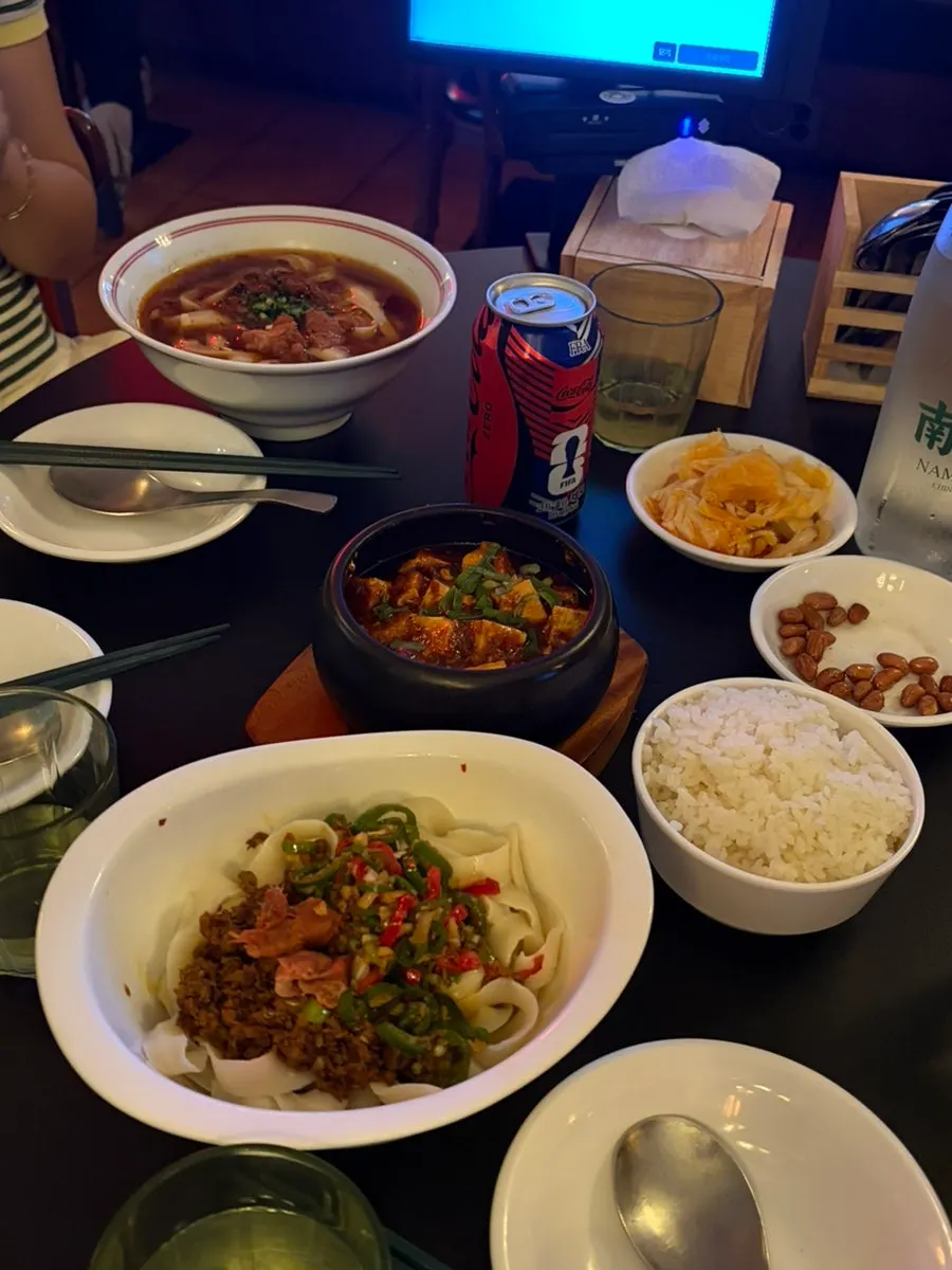 Table at Namsogwan after finishing the meal
