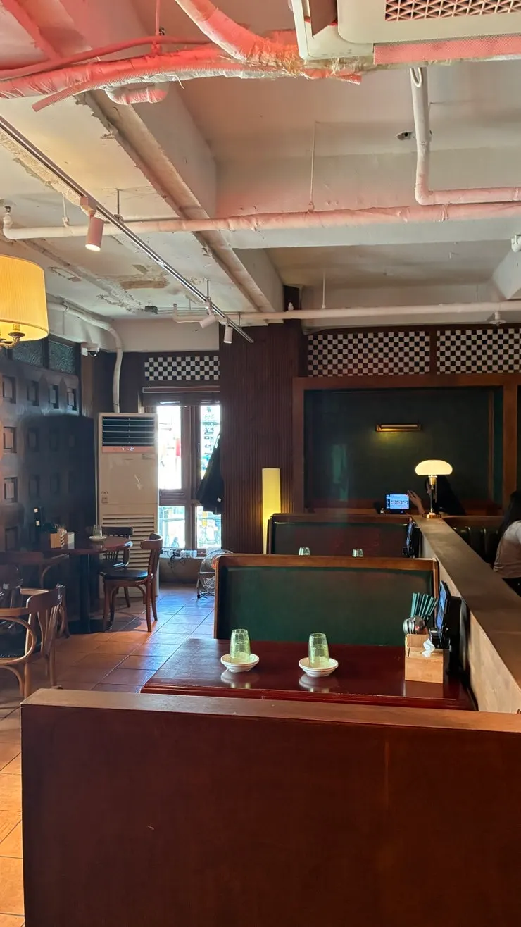First floor interior with only a few seats