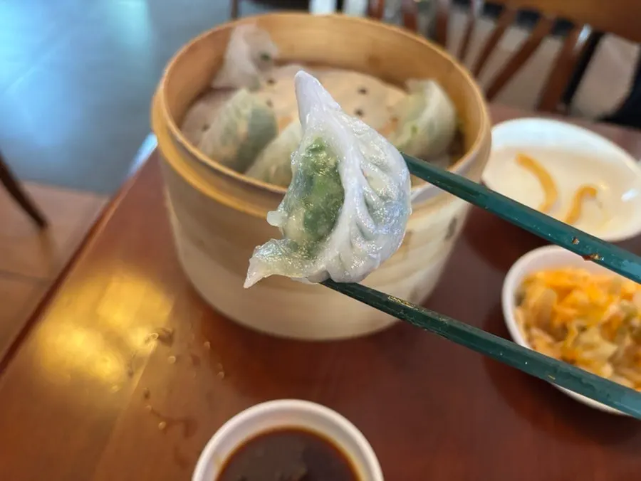 Crystal moon dumplings with a translucent wrapper