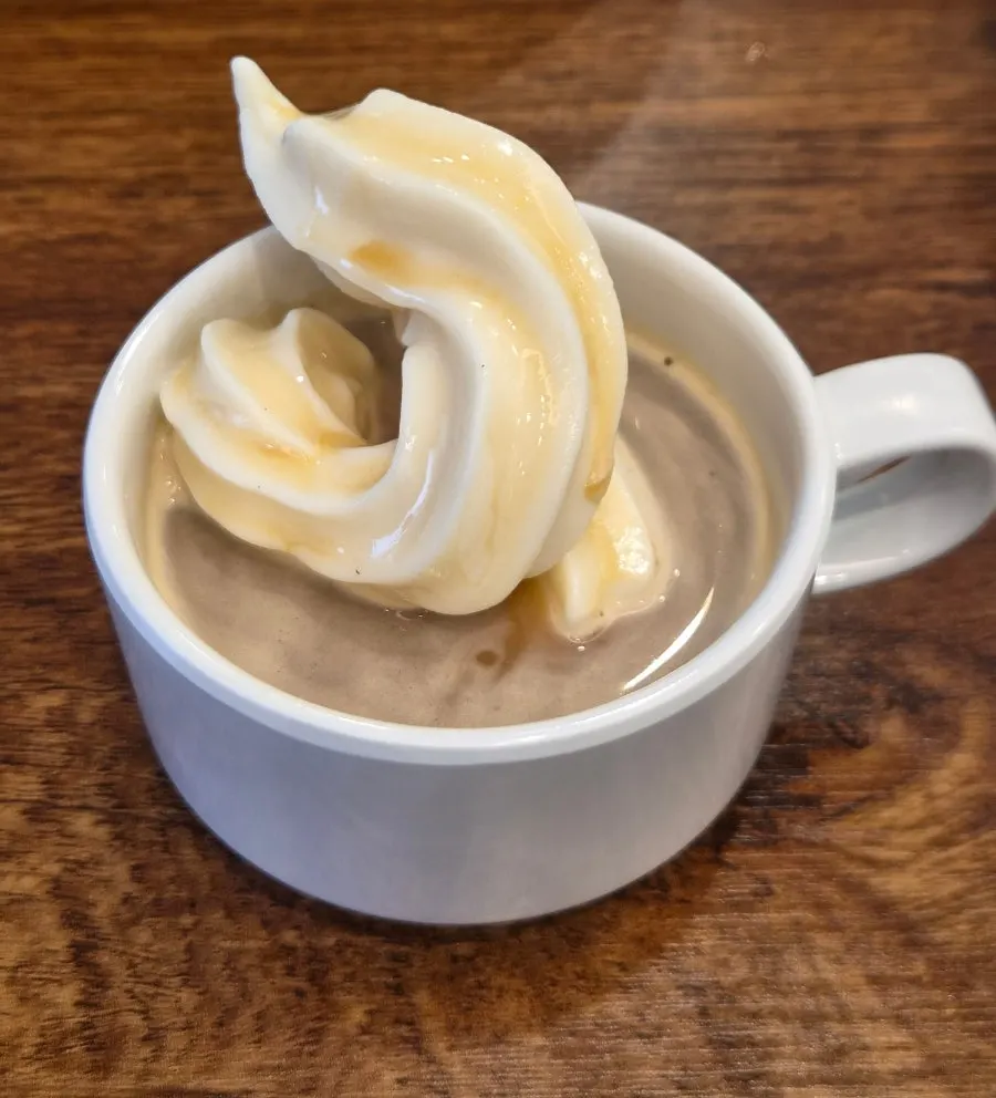 Shabu porridge made with clear broth, rice and egg