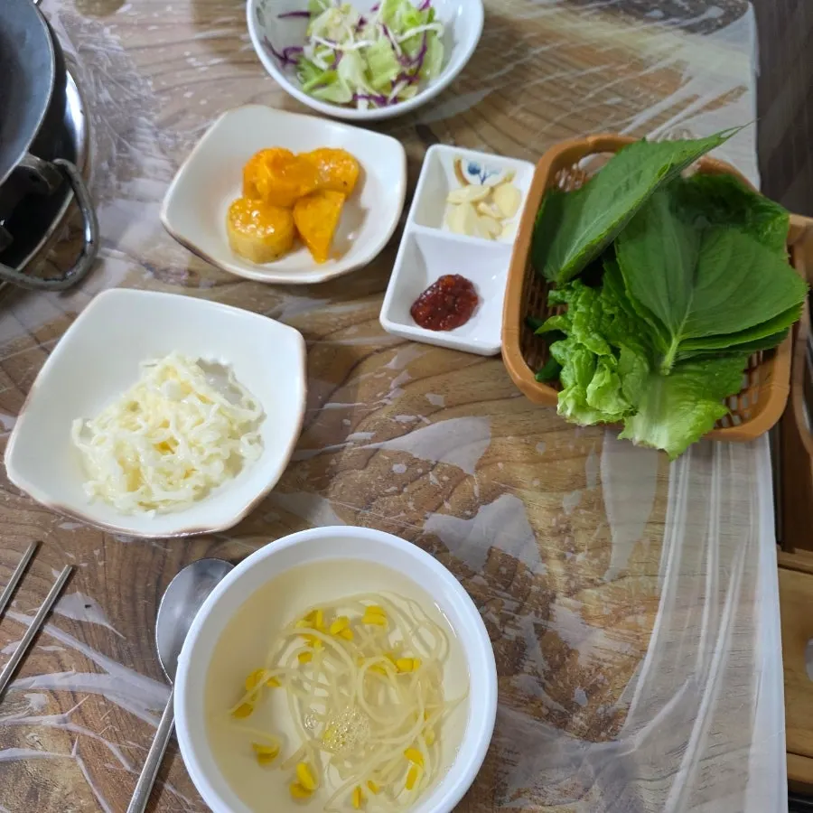 함께 나온 구운 계란