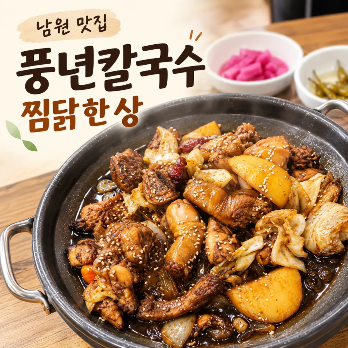 Signature photo of jjimdak at Pungnyeon Kalguksu in Namwon