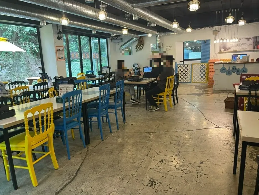 Bright interior seating at Arpeggio
