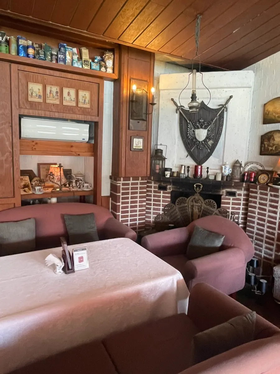 Café space overlooking the Bukhangang River