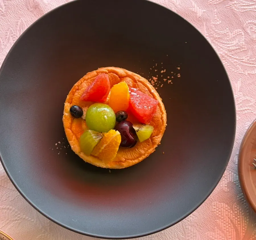 온두라스 핫 커피와 디저트