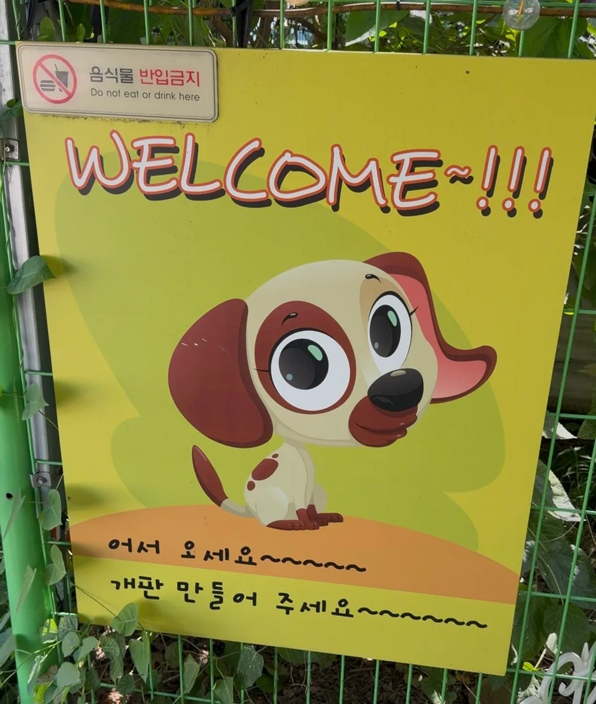 Dog-friendly space at Gaeddae Playground, Namyangju