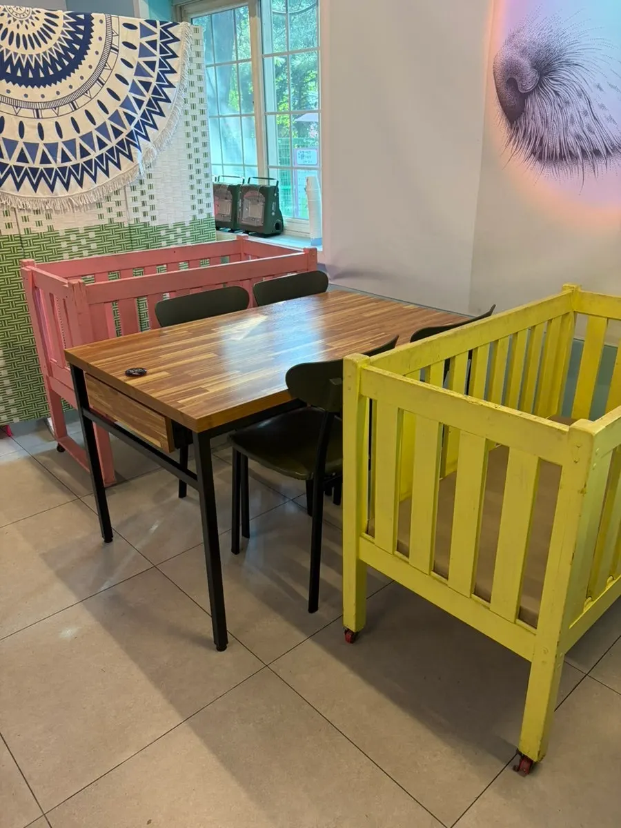 Indoor photo zone at Gaeddae Playground