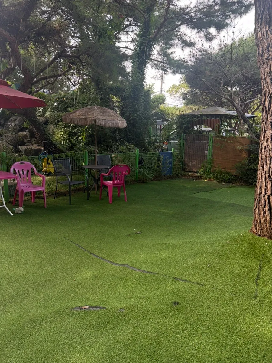Outdoor field at Gaeddae Playground with artificial turf