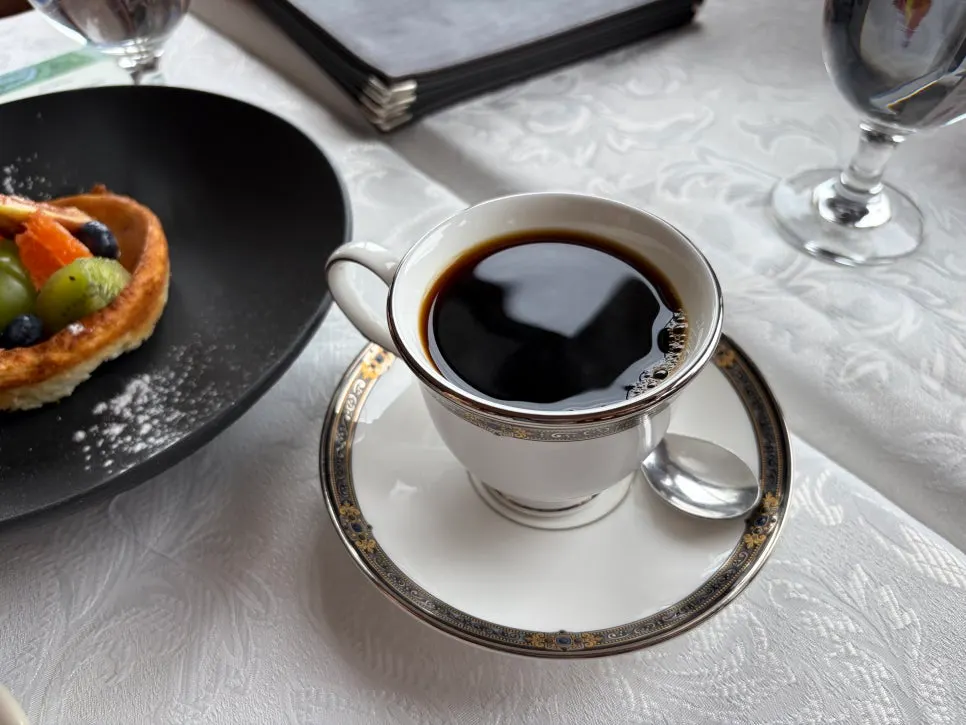 A cup of Honduras hand-drip coffee
