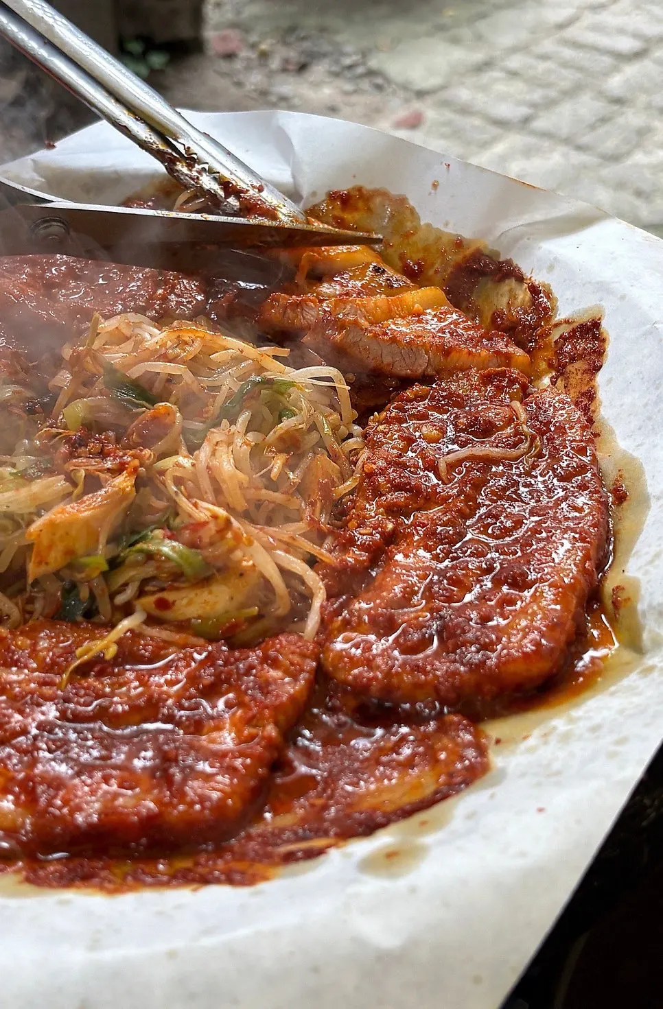 직원이 구워주는 토마토장 삼겹살
