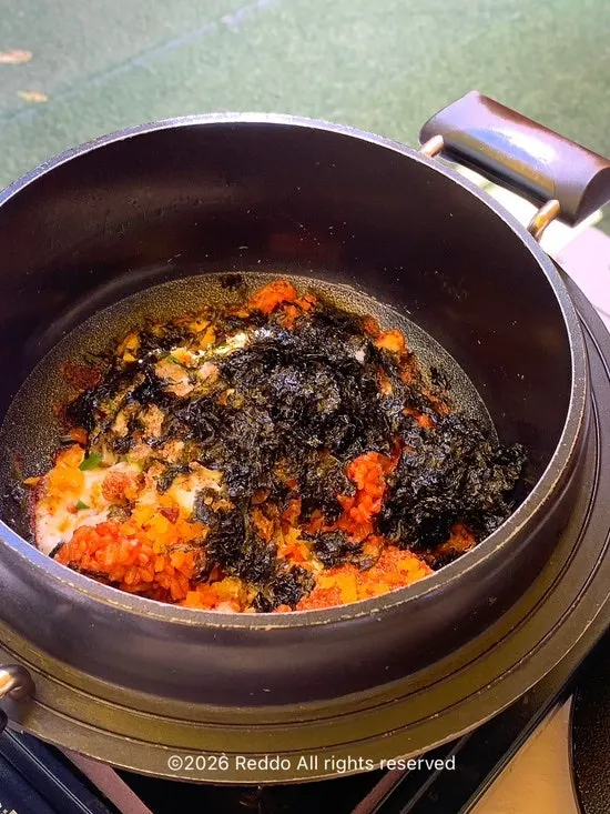 바삭하게 구워진 빠삭감자전 단면