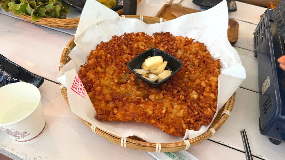 酥脆上桌的馬鈴薯煎餅