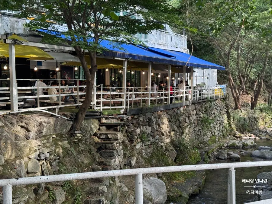 Entrance of the restaurant in Wabu-eup, Namyangju