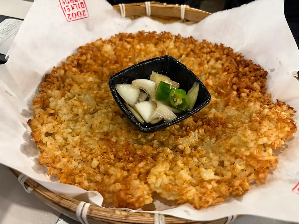 Witch's crispy-outside chewy-inside potato pancake