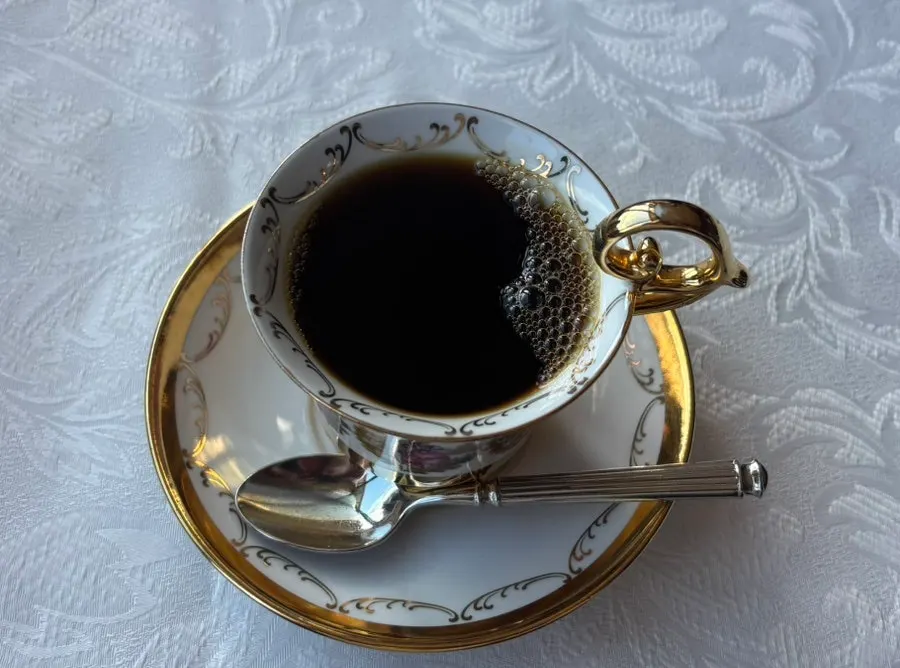 Blue Mountain coffee served hot