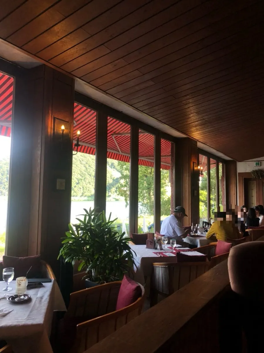 Window view from the inner seating area