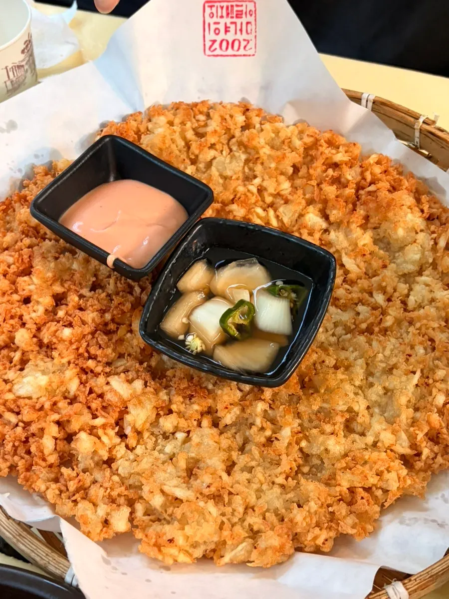 Witch's crispy-outside chewy-inside potato pancake