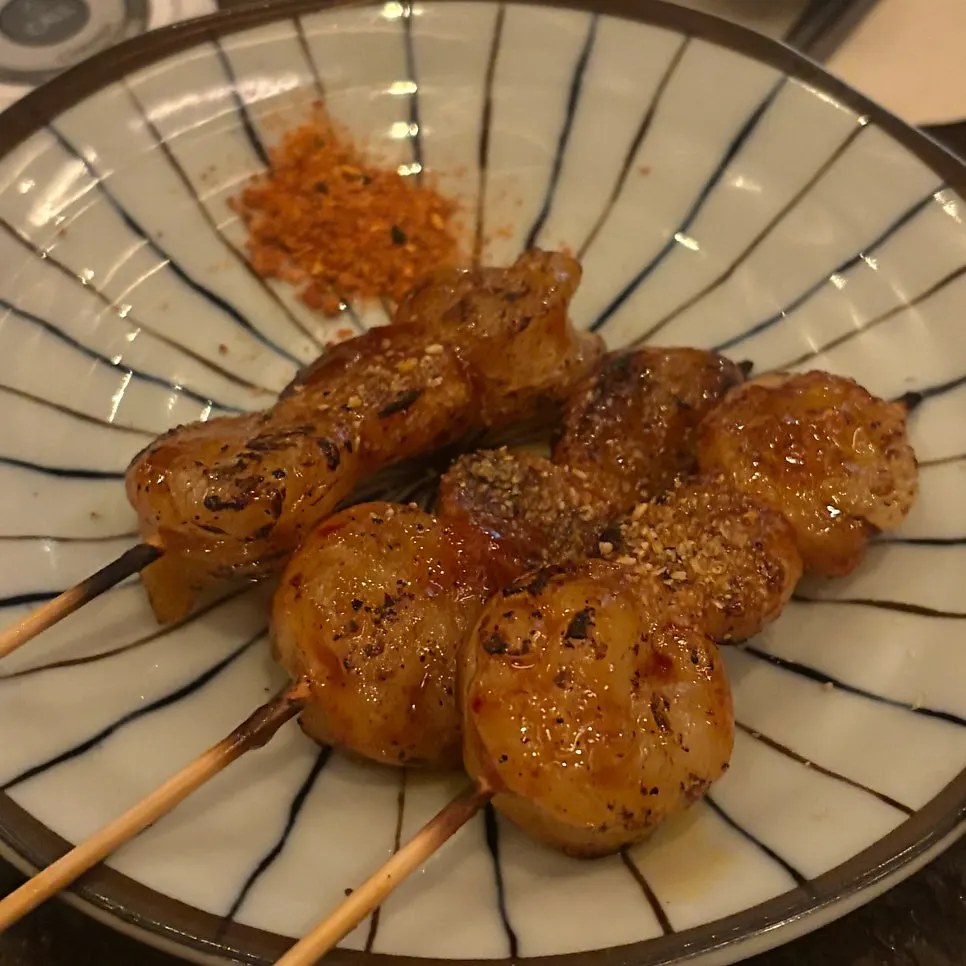 불향 입힌 대창꼬치 3개