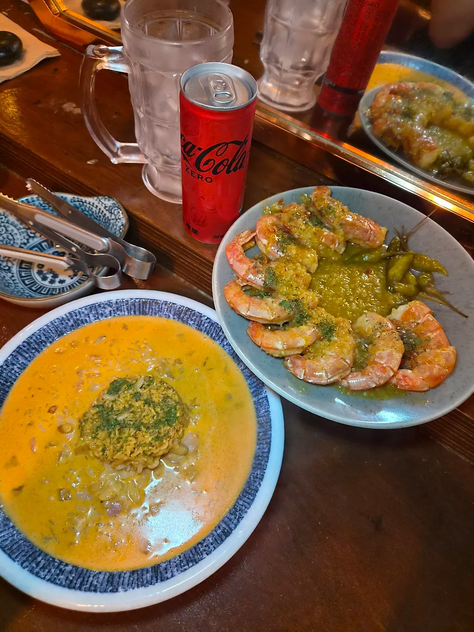 Two generously portioned side dishes at Nani Byeolgwan