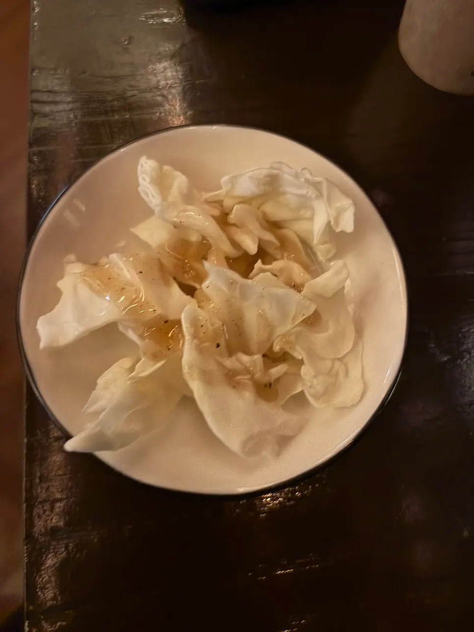 The self-bar area near the entrance