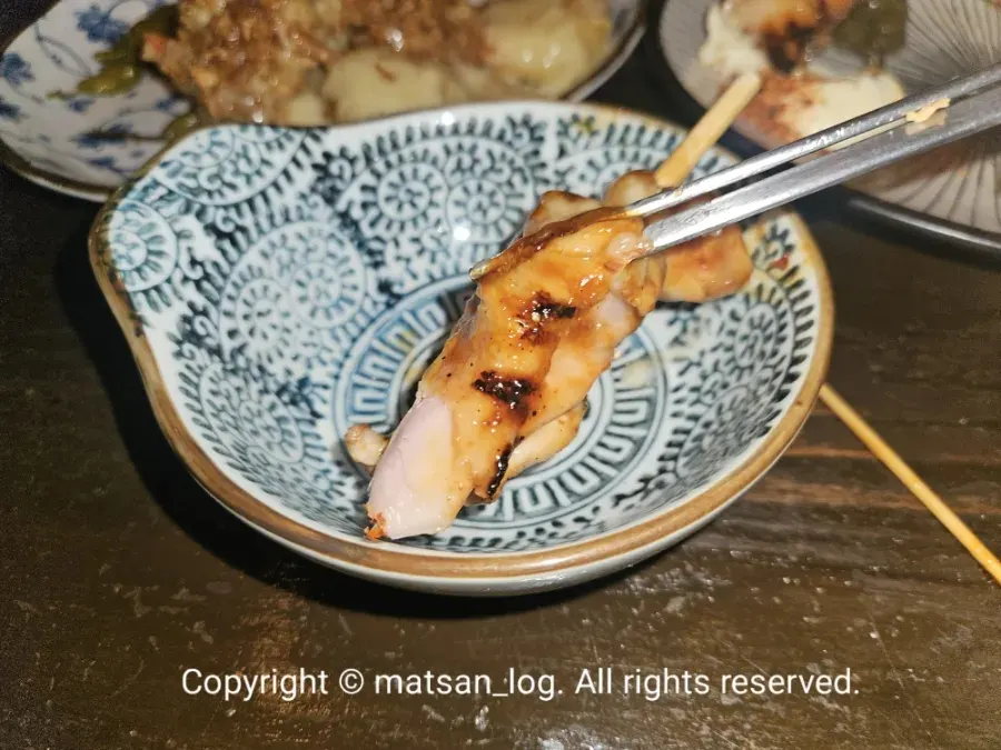 양념 발린 닭꼬치