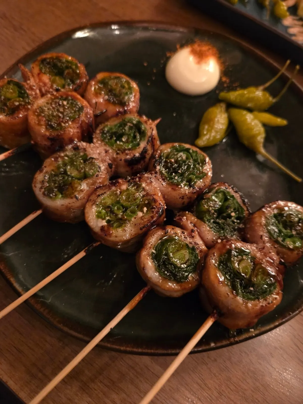 나니별관 영등포점 삼겹쪽파꼬치 한 접시