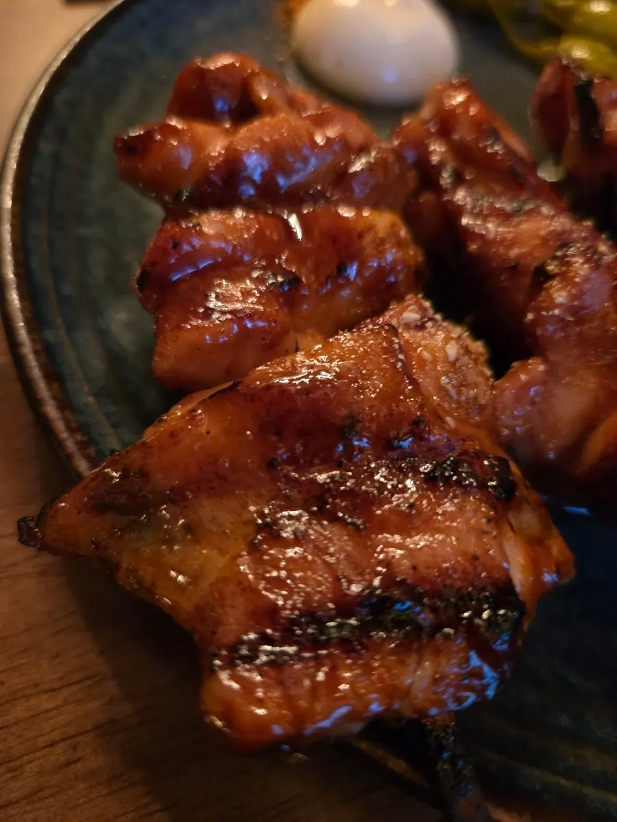 불맛 가득한 닭꼬치