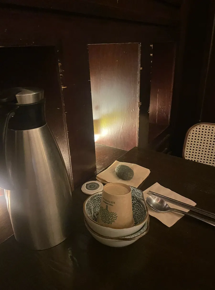 Interior space of Nani with a speakeasy bar feel