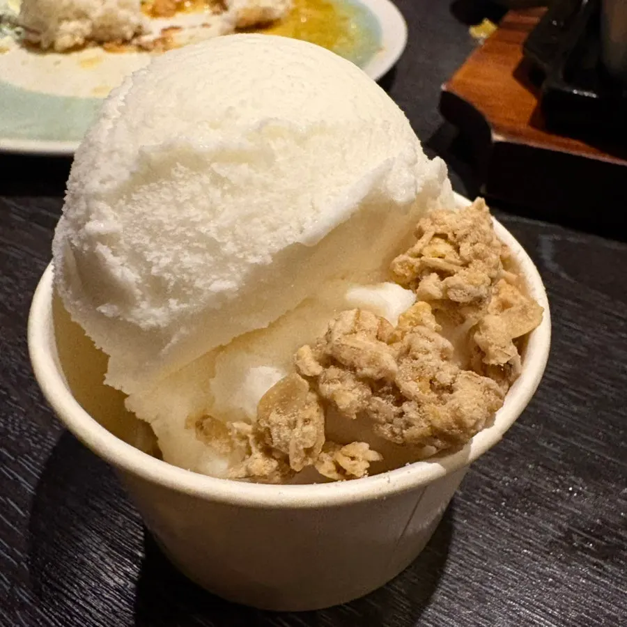 Wrapping up the meal at Nani Yeouido Branch