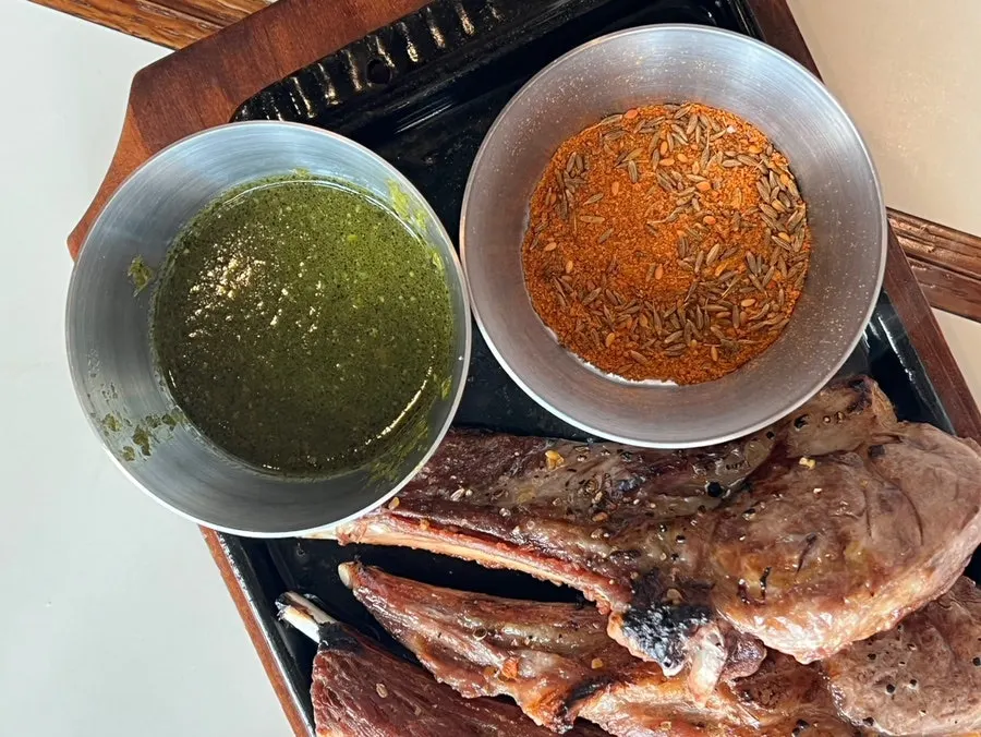양갈비와 함께 즐긴 소맥 잔