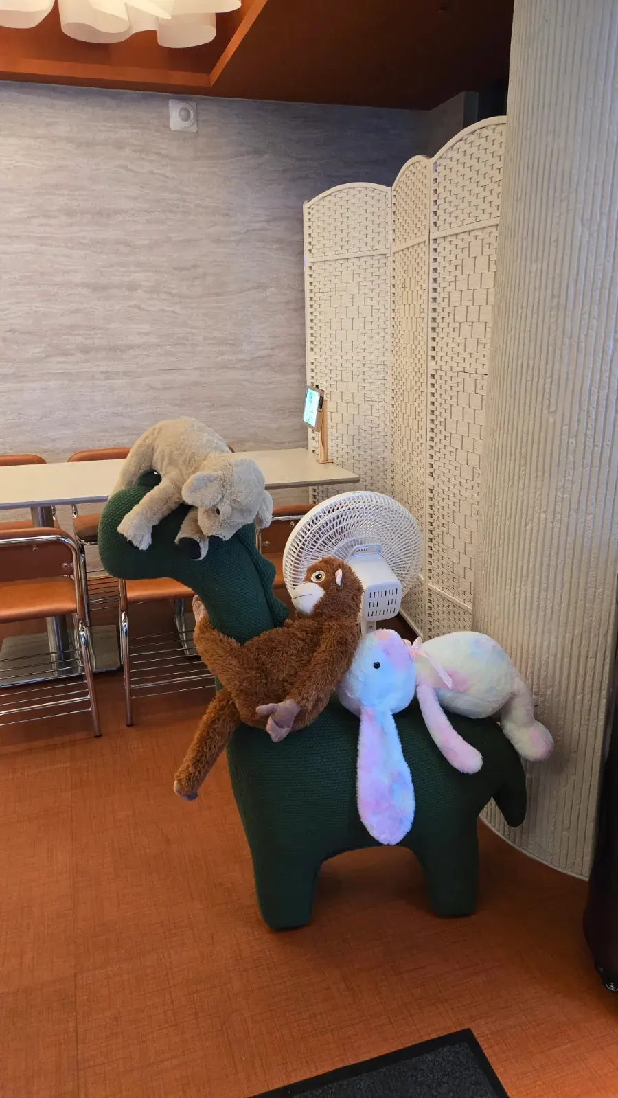 Doll decorations used as interior props