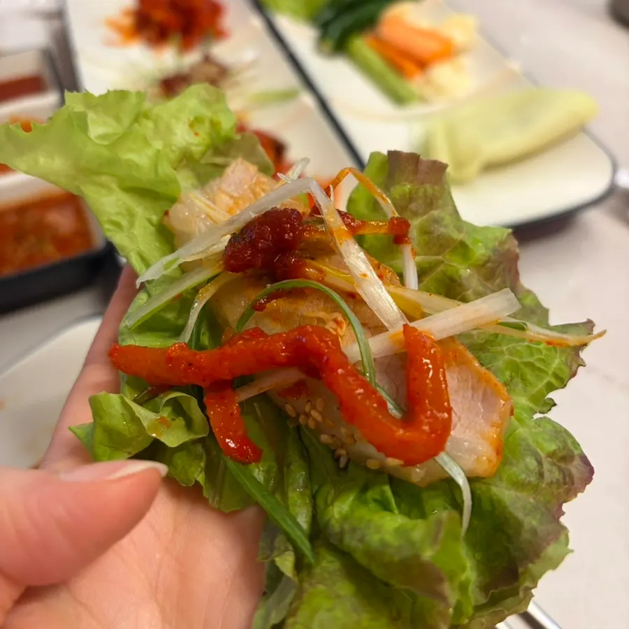 A tangy, sweet bite of makguksu