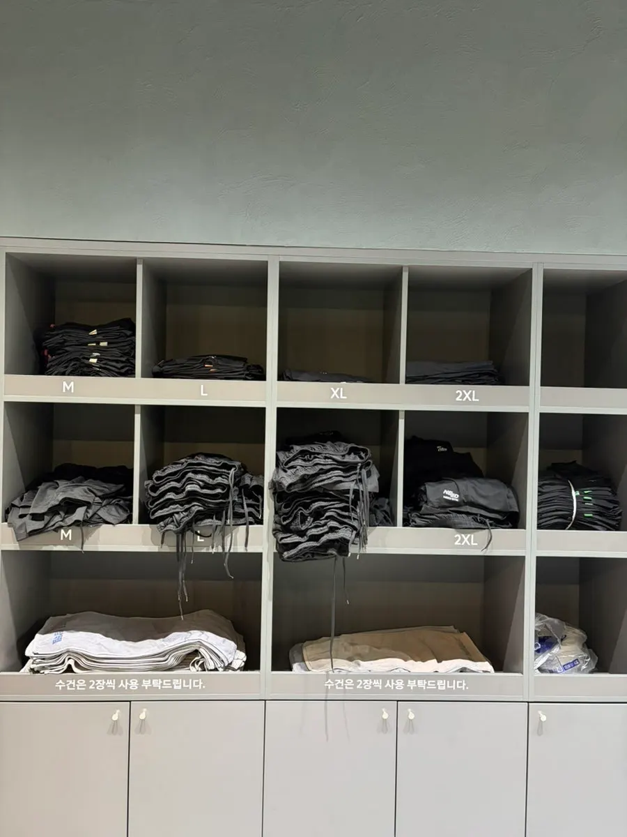 Paid and free locker rooms at Need Gym Eunpyeong-gu Office Station branch