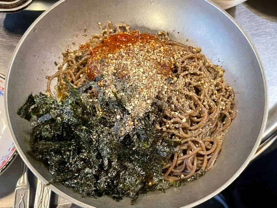 넙딱집 삼송점 셀프바 코너