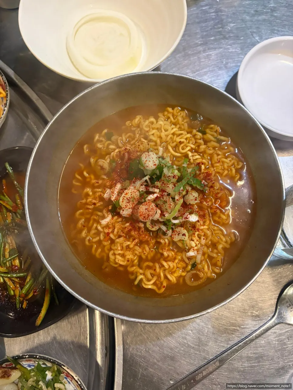Neopttak spicy ramyeon received from the review event