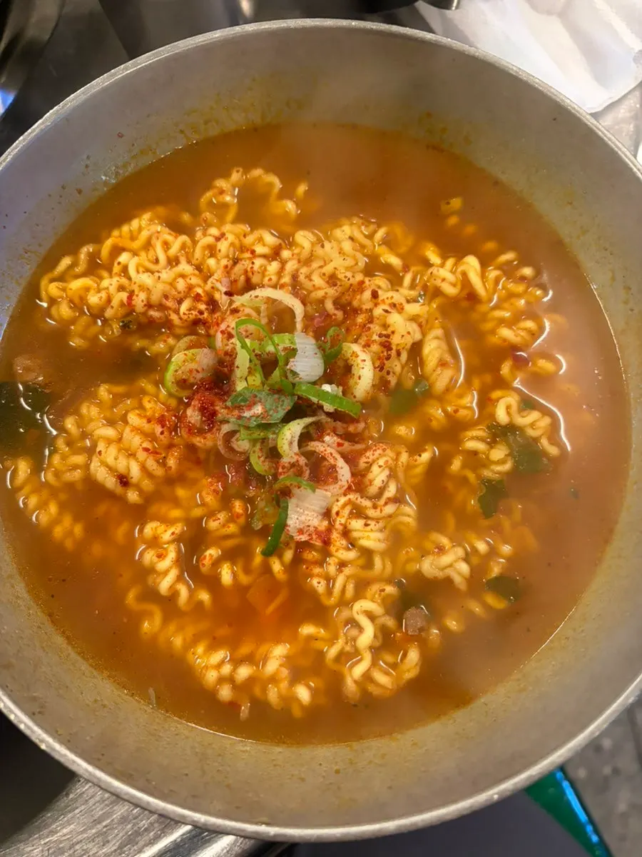 Neopttak spicy ramyeon received through the review event
