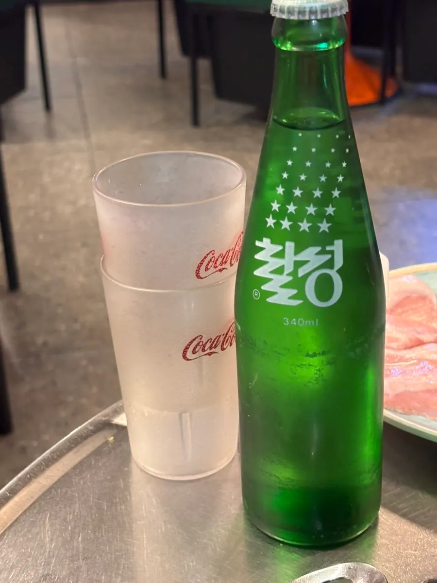 Table at the end of the meal at Neopttakjip Samsong Branch