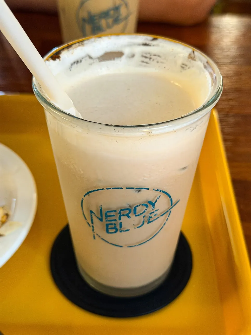 Nutty cream mocha after the cream is mixed in