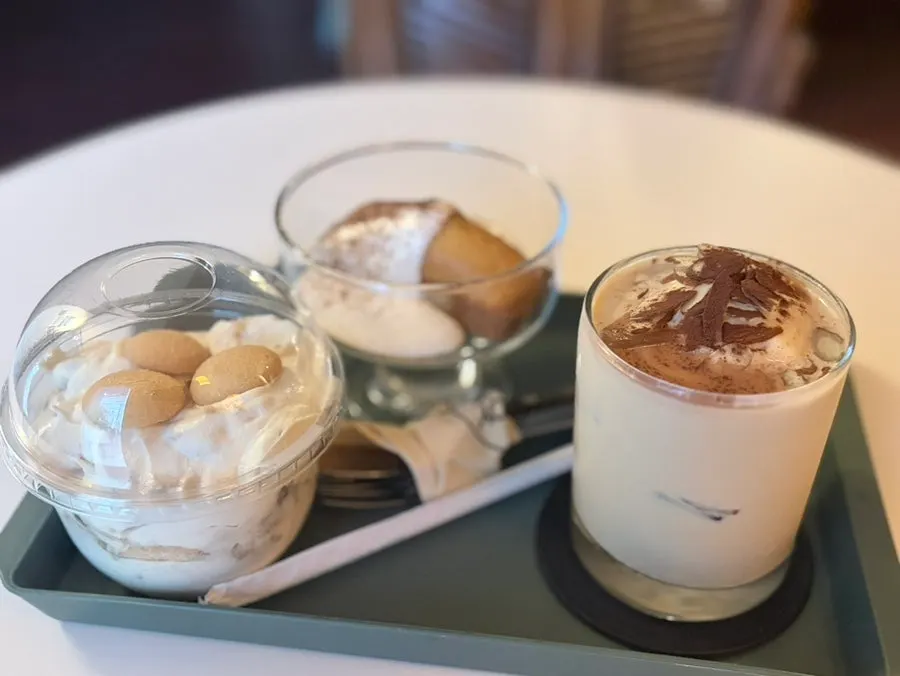 A glass of the signature Drunken Latte