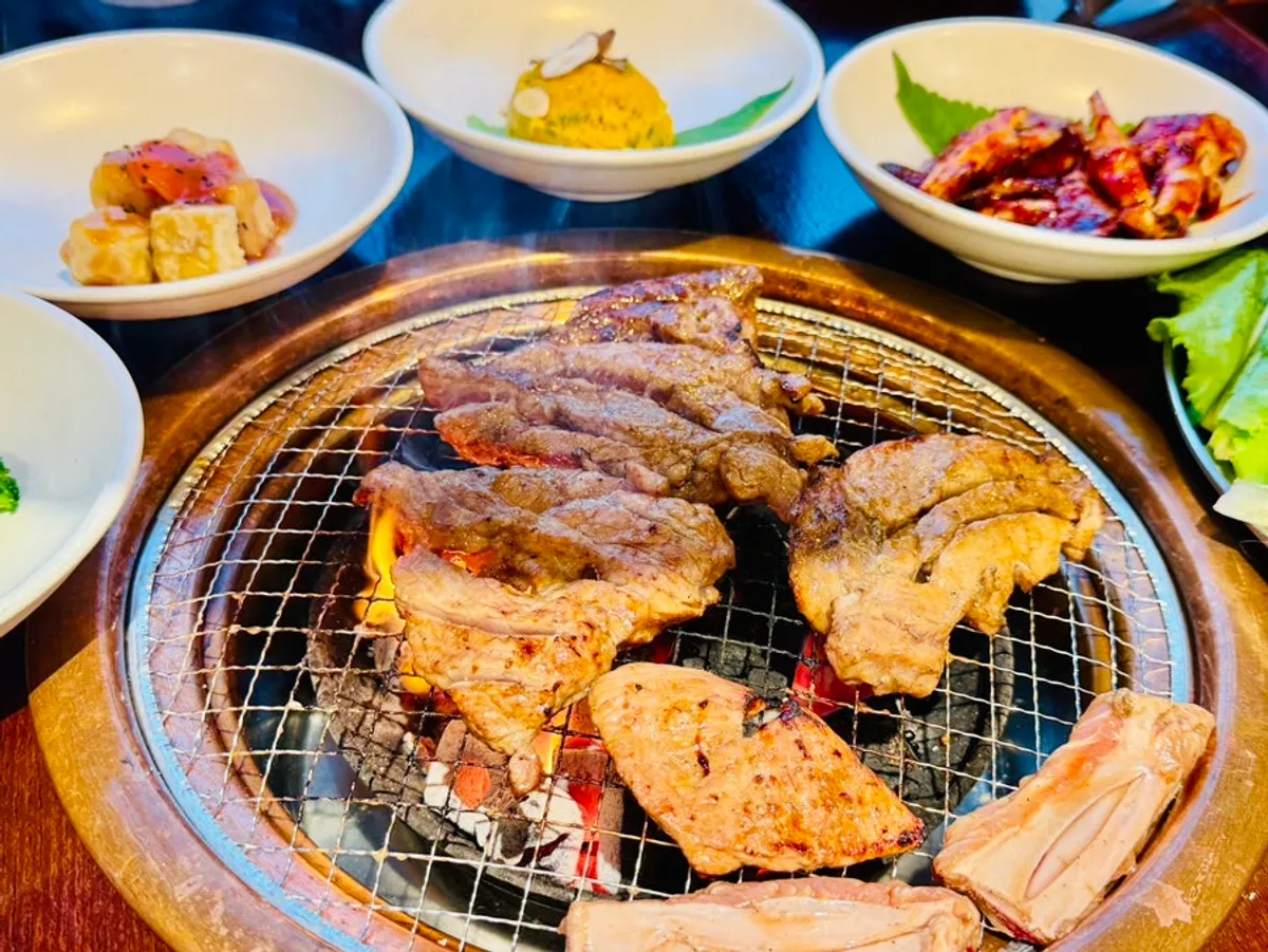 늘고기집 이천본점 식사 마무리 모습