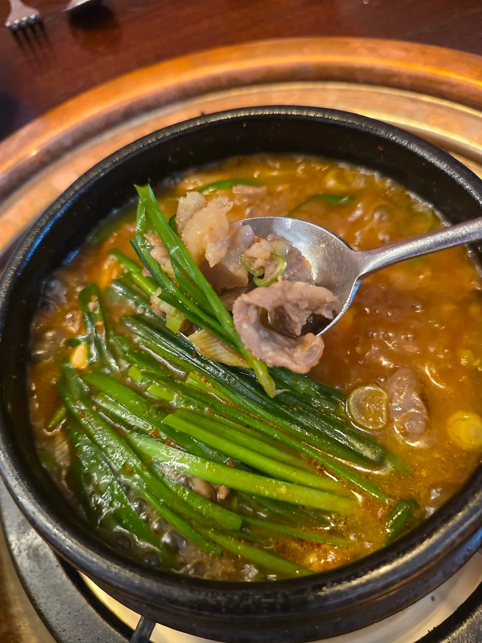 한상 차림 전체 모습