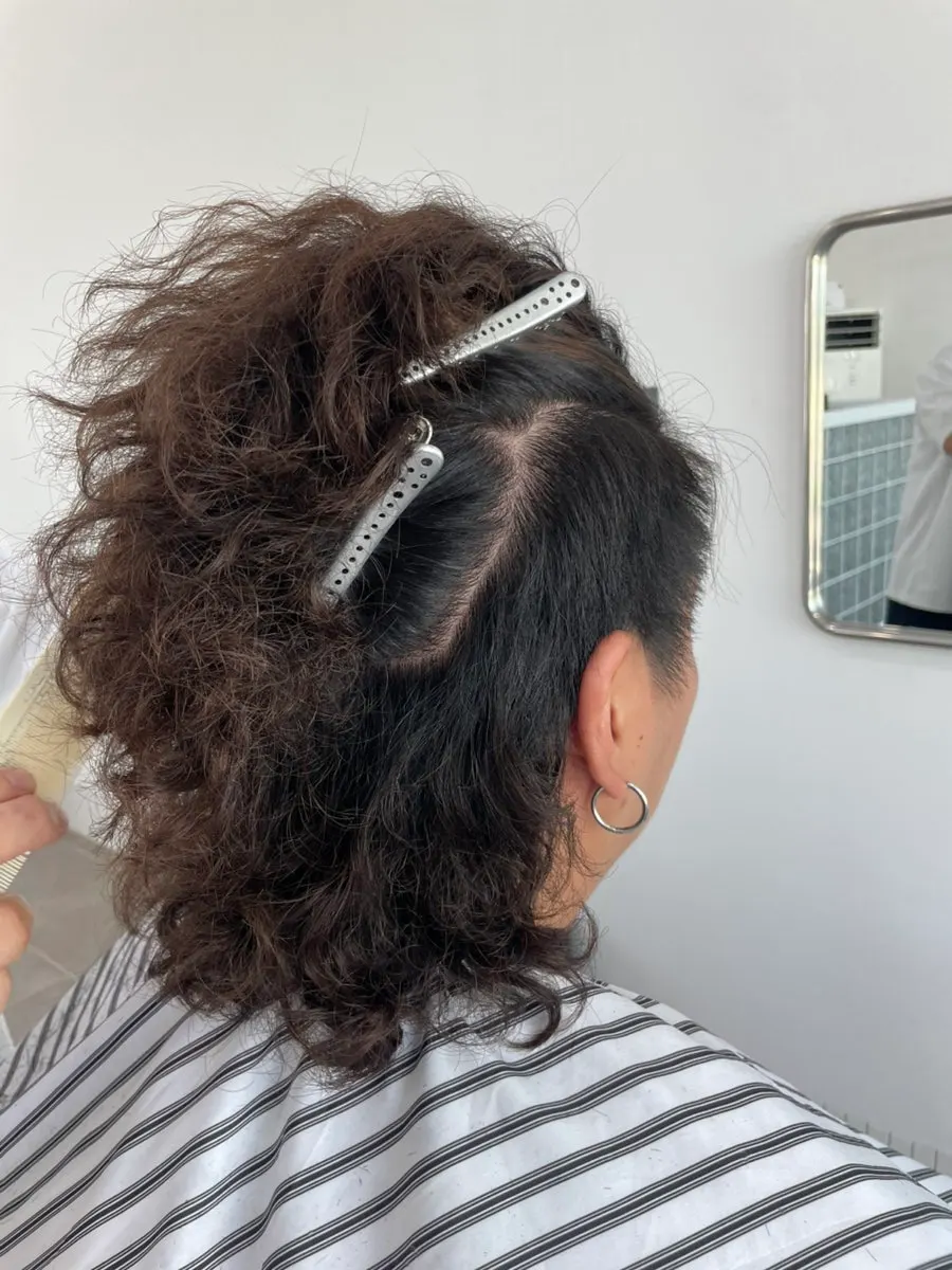 Preparation for the dye treatment