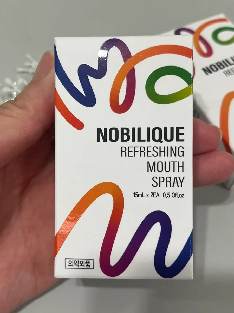 Nobilique oral spray in an ingredient introduction context