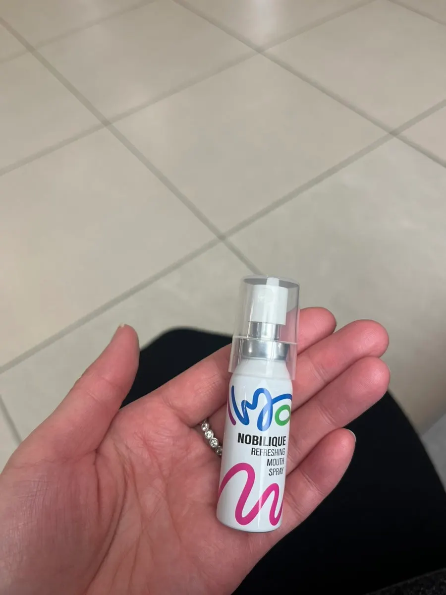 Nobilique oral spray used after a meal