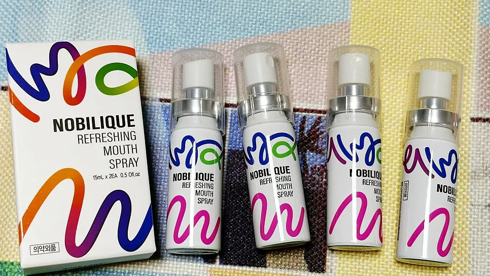 Nobilique mouth spray used after a meal