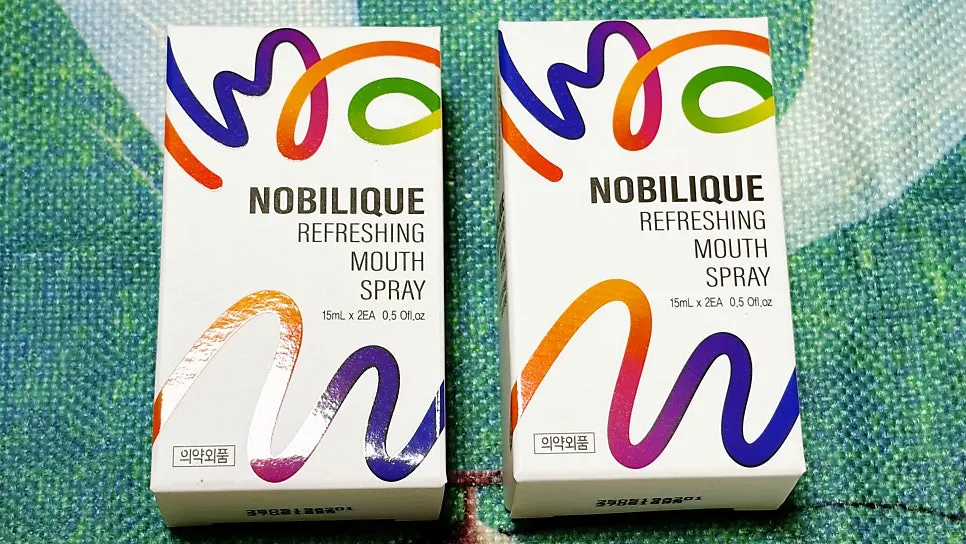 Nobilique mouth spray carried when going out